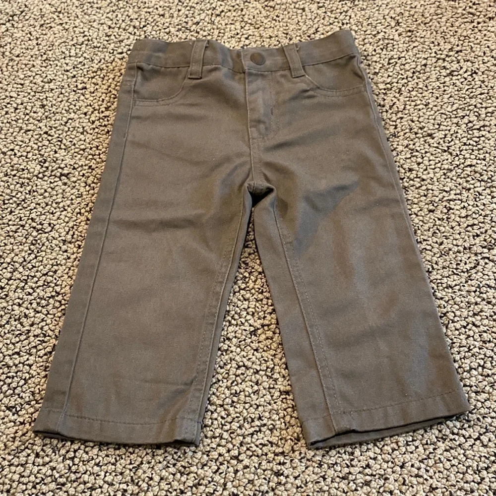 Nautica Gray Pants Size 12 Month in Like New Condition